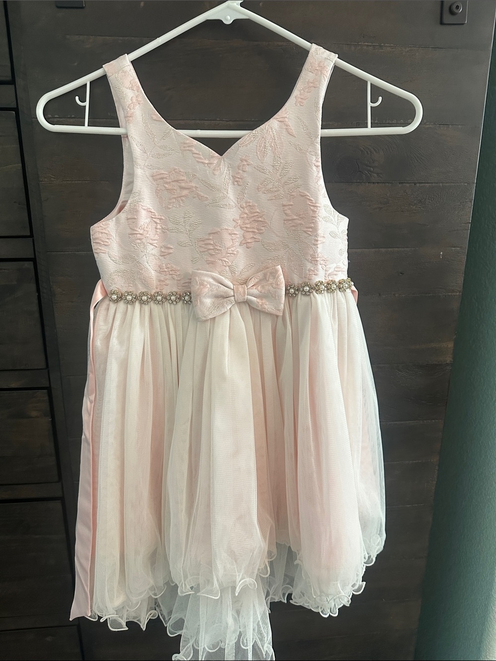 Tulle dress beaded bodice